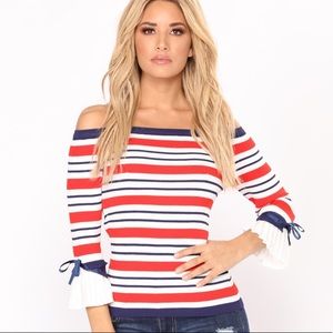 2/$25 Off Shoulder Shirt